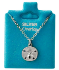 Made In USA Small Sand Dollar Necklace Gold or Silver