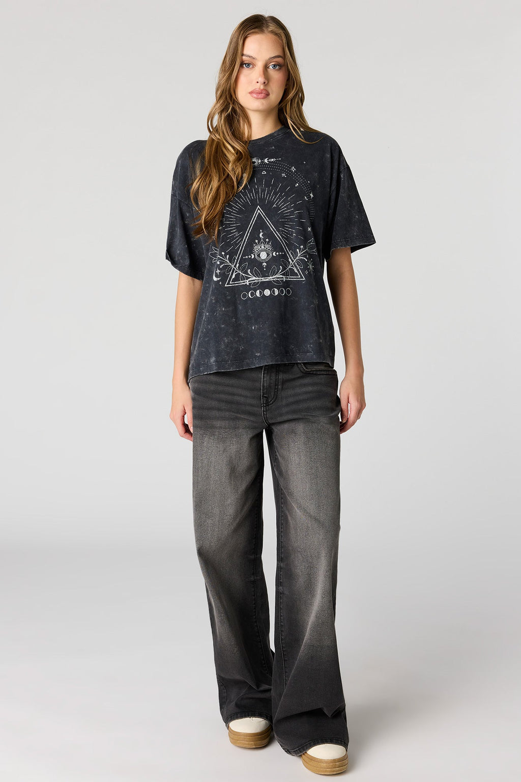 Graphic Washed Boyfriend T-Shirt