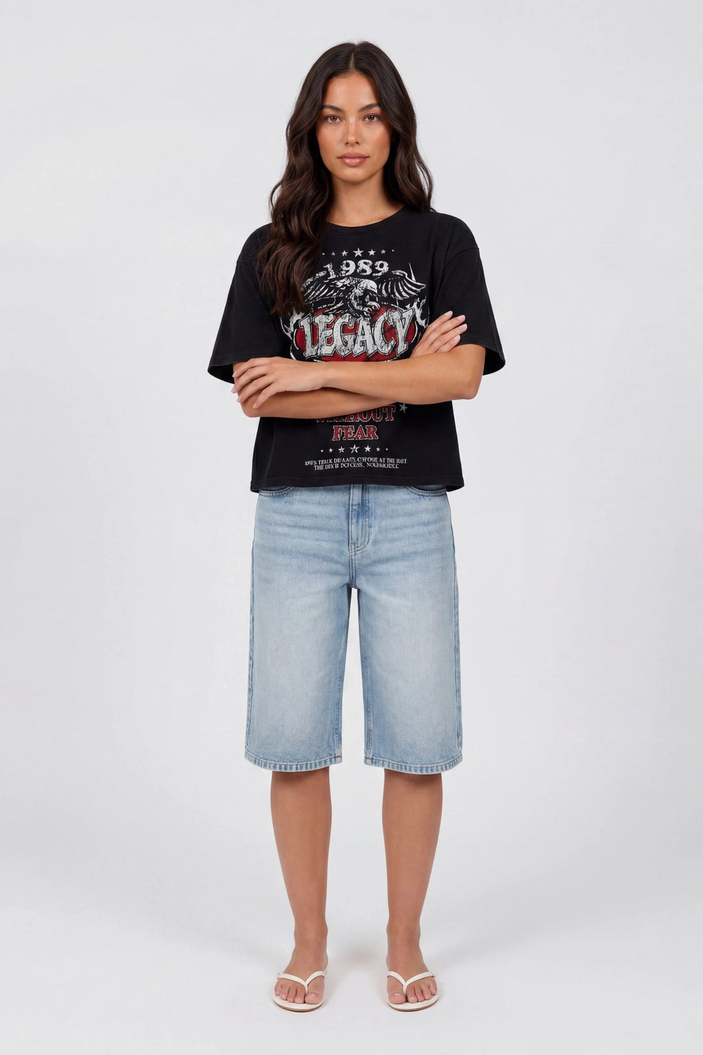 Washed Graphic Boyfriend T-Shirt