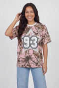 Oversized Camo Graphic T-Shirt