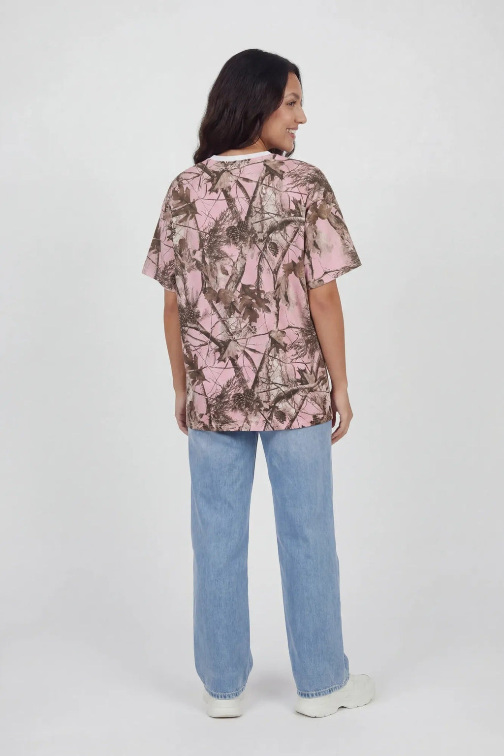 Oversized Camo Graphic T-Shirt