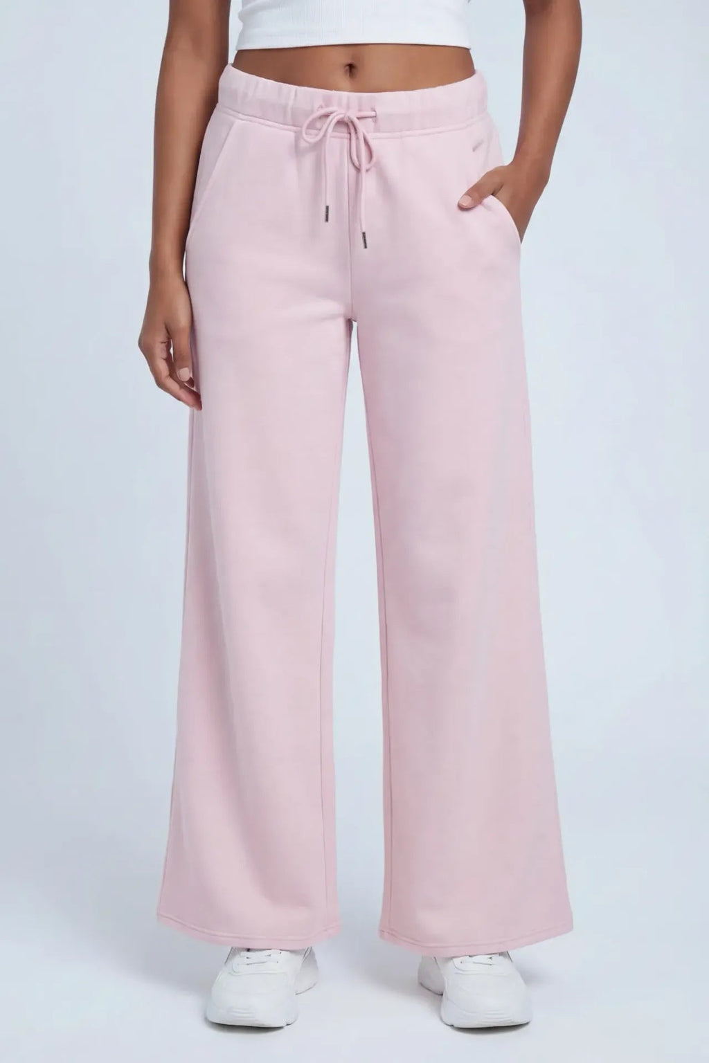 Fleece Wide Leg Sweatpant