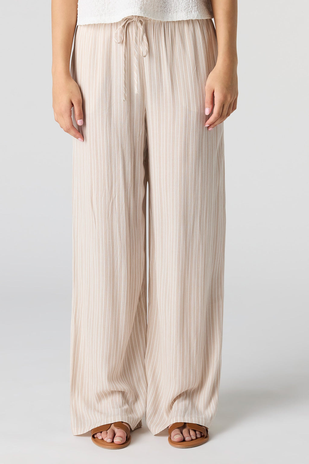 Flowy Wide Leg Drawstring Pant