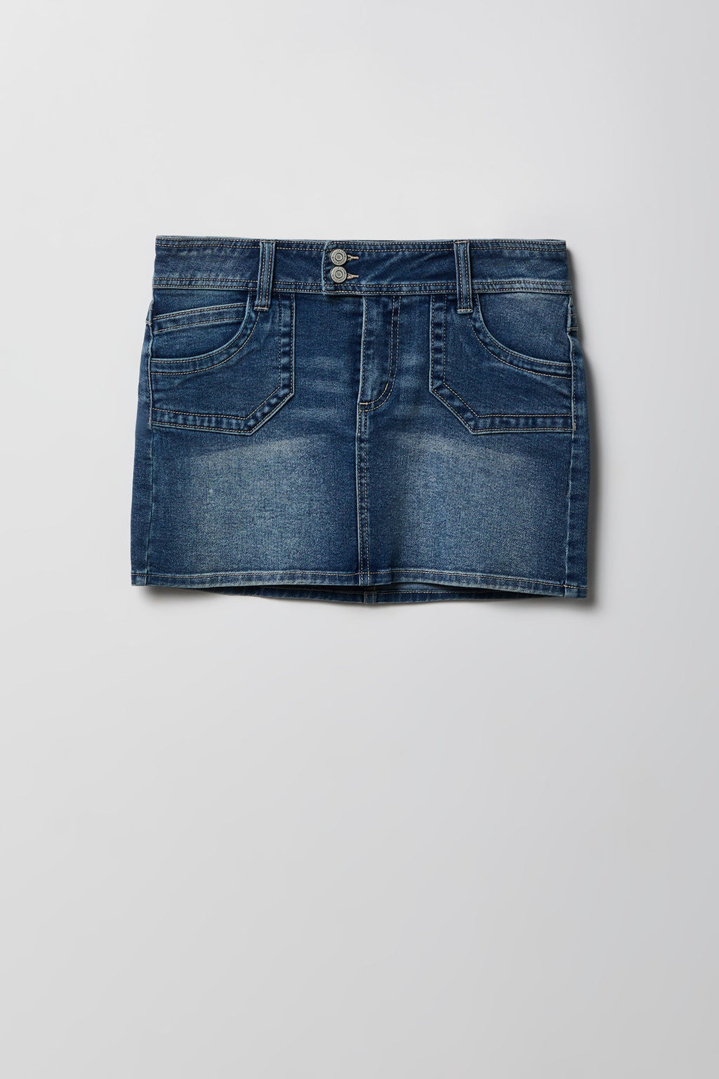 Micro Denim Skort