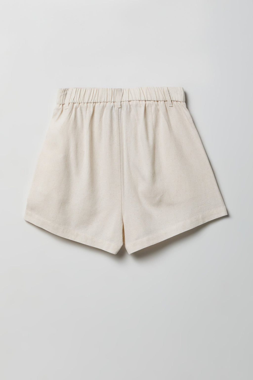 Linen-Blend Tailored Short