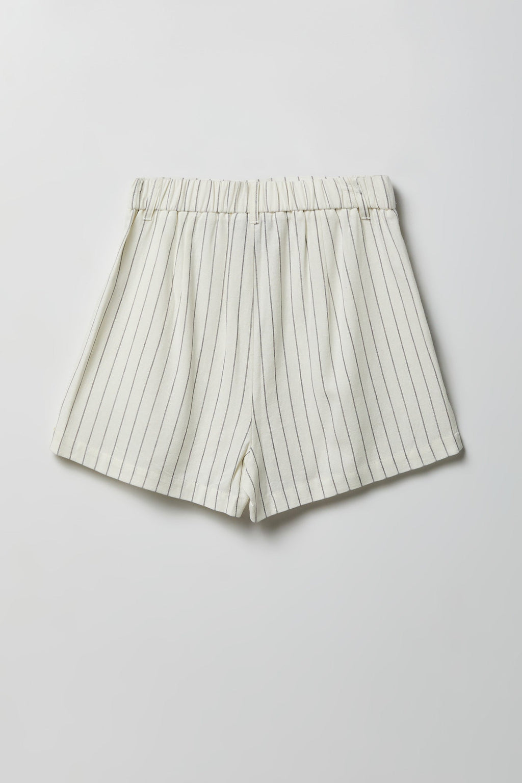Linen-Blend Tailored Short