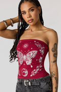 Graphic Tube Top