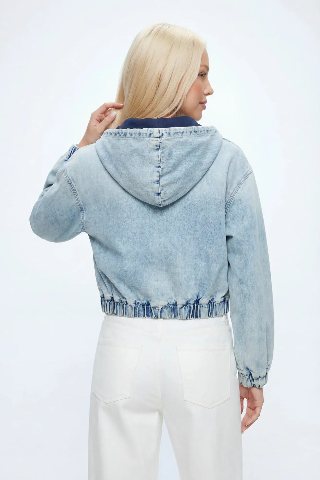 Denim Hooded Jacket