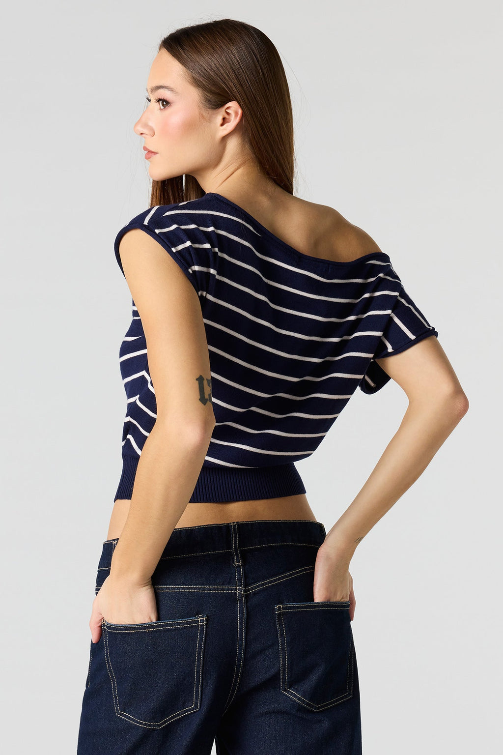 Dolman Short Sleeve Knit Top