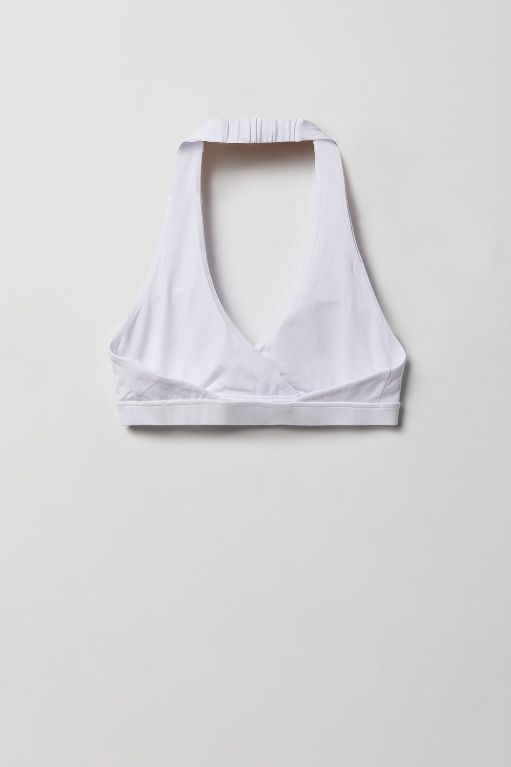 Active High Density Surplice Halter Bra