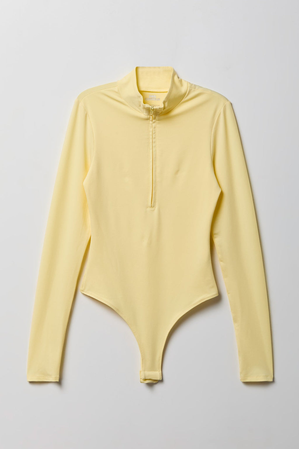 Contour Half Zip Long Sleeve Bodysuit