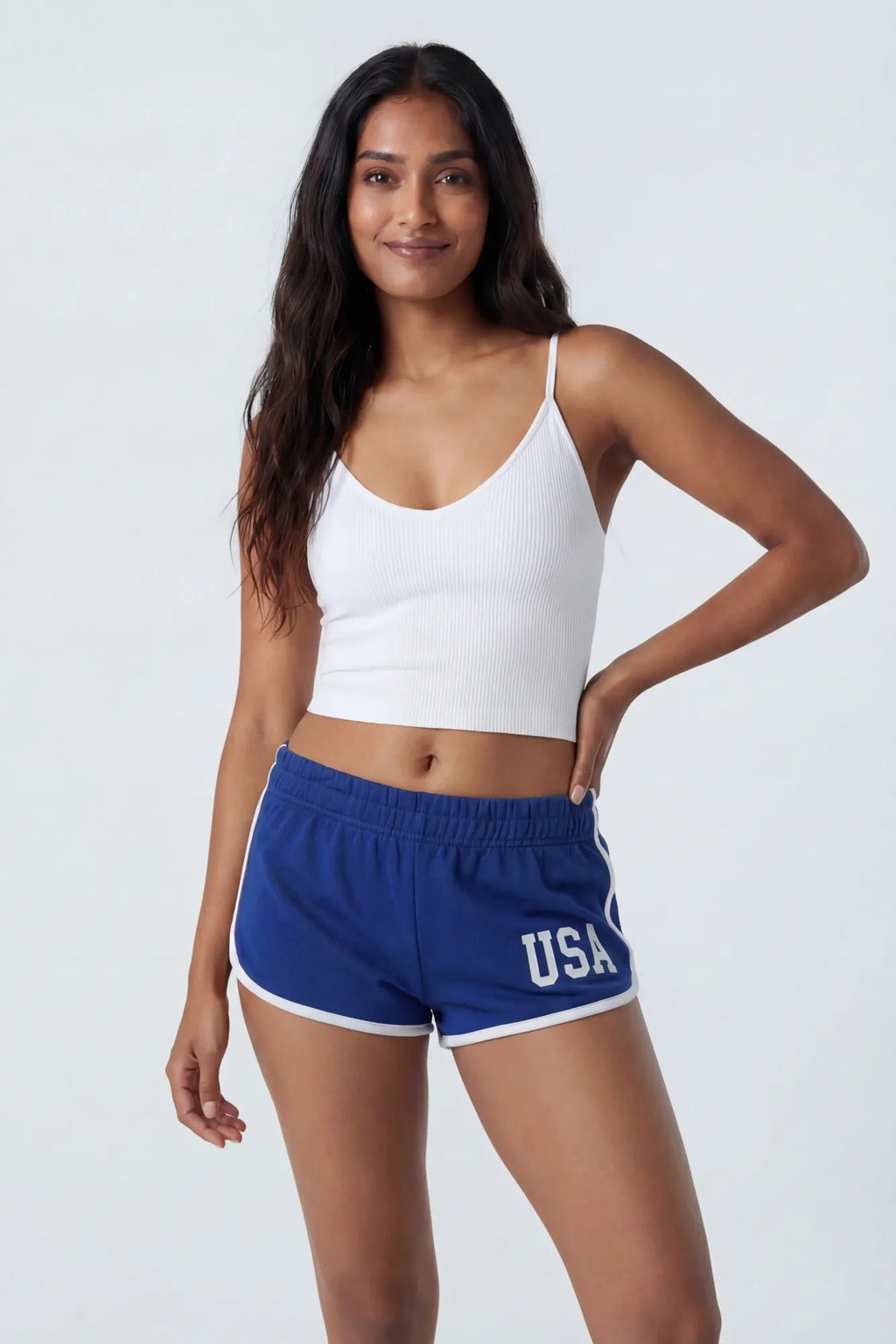 USA Graphic Fleece Dolphin Short