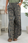 Camo Tulip Hem Relaxed Fit Pants