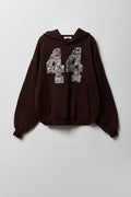 Fleece Graphic Boxy Hoodie