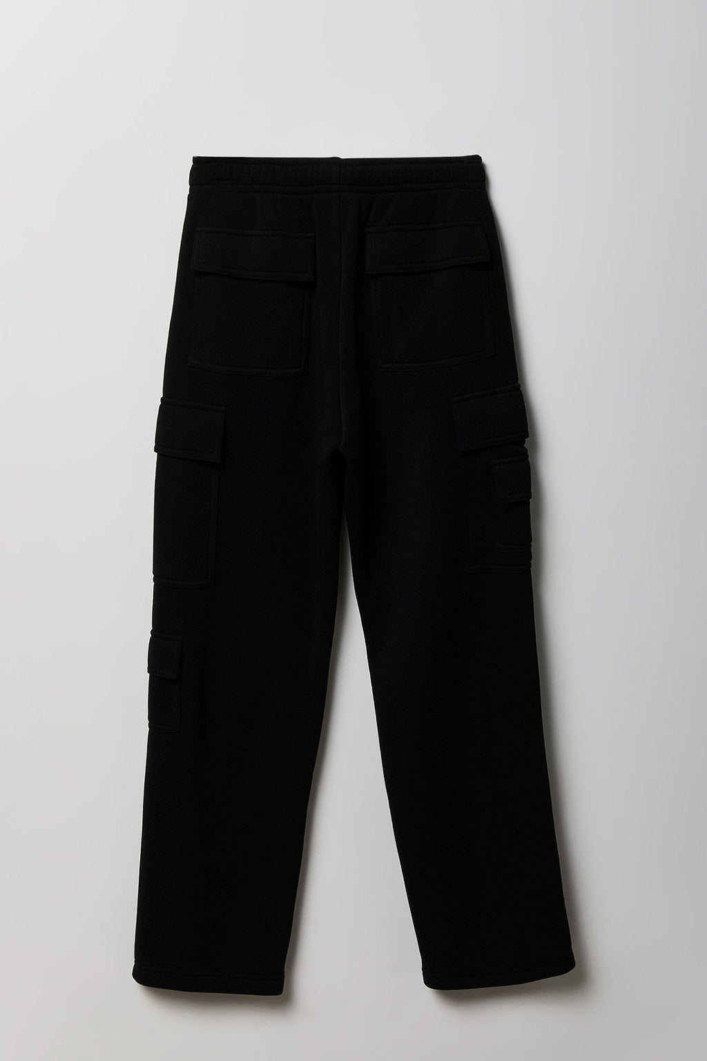 Fleece Low Rise Wide Leg Cargo Sweatpant