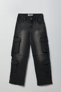 Stretch Low Rise Cargo Jean