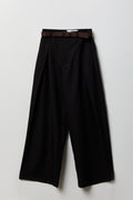 Belted Baggy Dress Pant