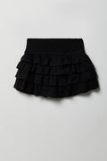 Ruffle Tiered Mini Skort