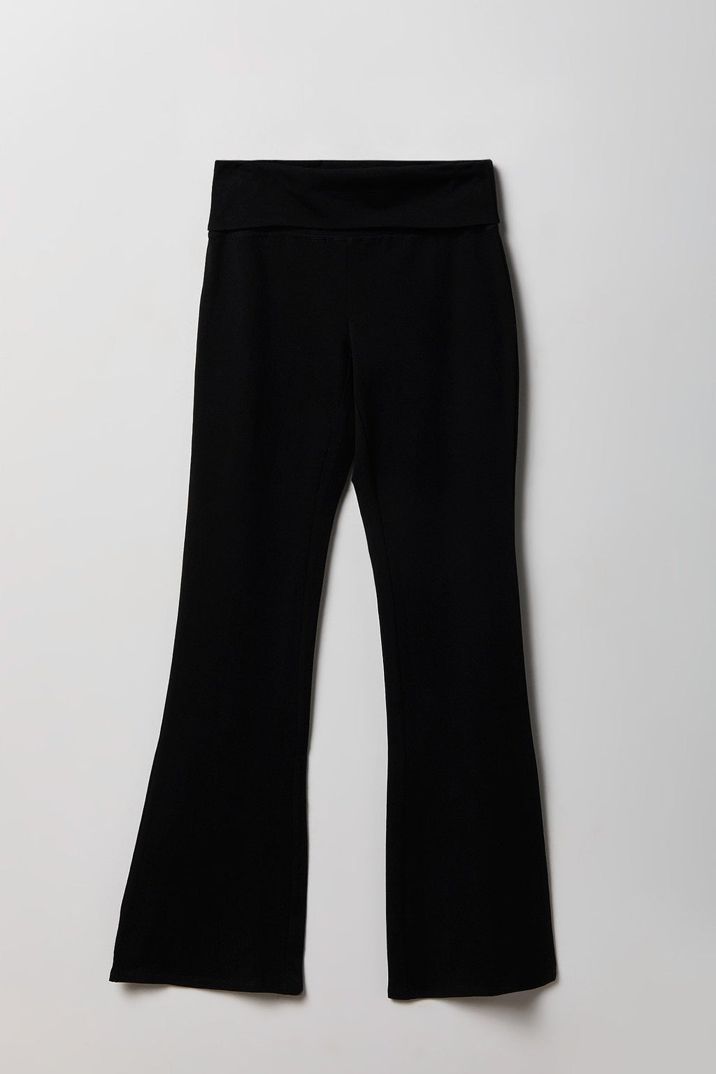 Foldover Waist Flare Legging
