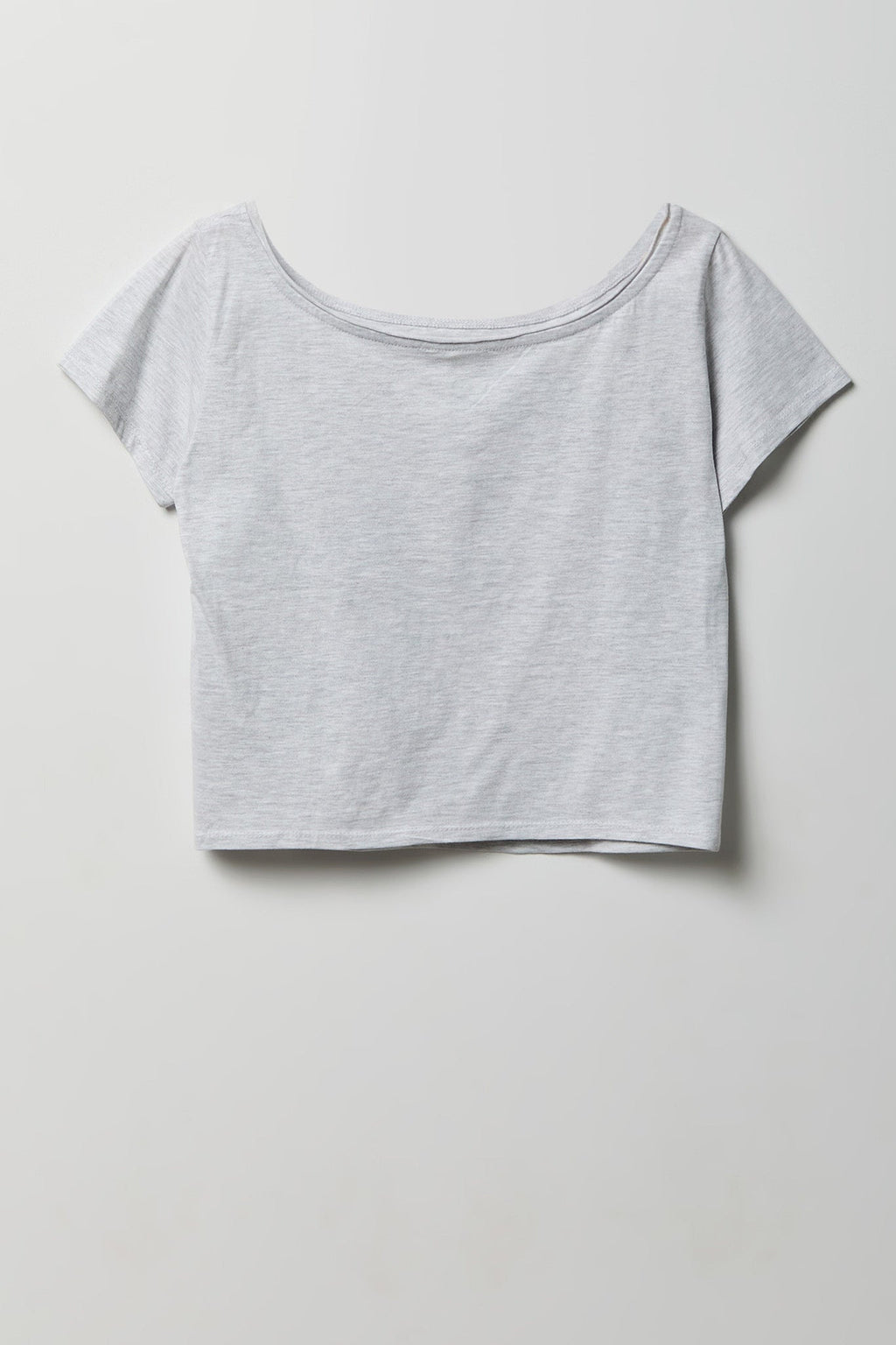 Luxe Heavy Cotton Off Shoulder T-Shirt