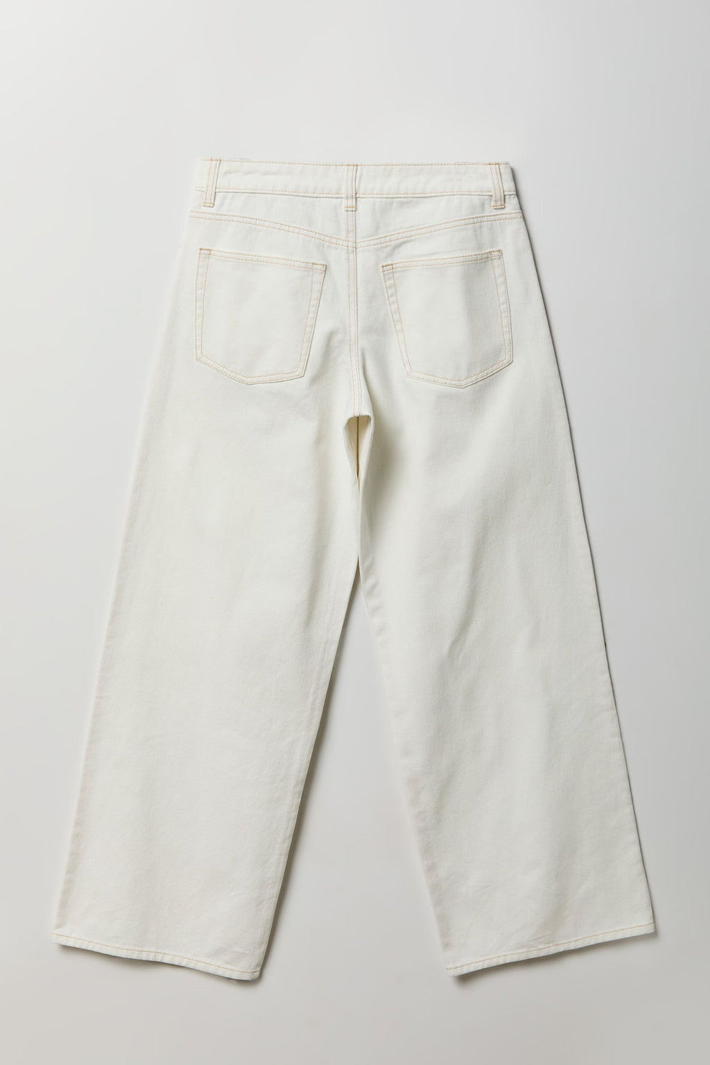 London Low Rise Super Baggy White Jean
