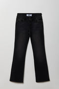 Stretch Low Rise Bootcut Black Jean