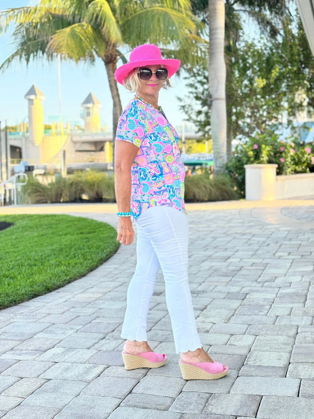 SANDY BEACH COLOR SHORT SLEEVE