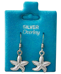 Made In USA Mini Starfish Dangle Earrings Gold or Silver