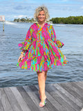 Multi Woodgrain Taos Dress