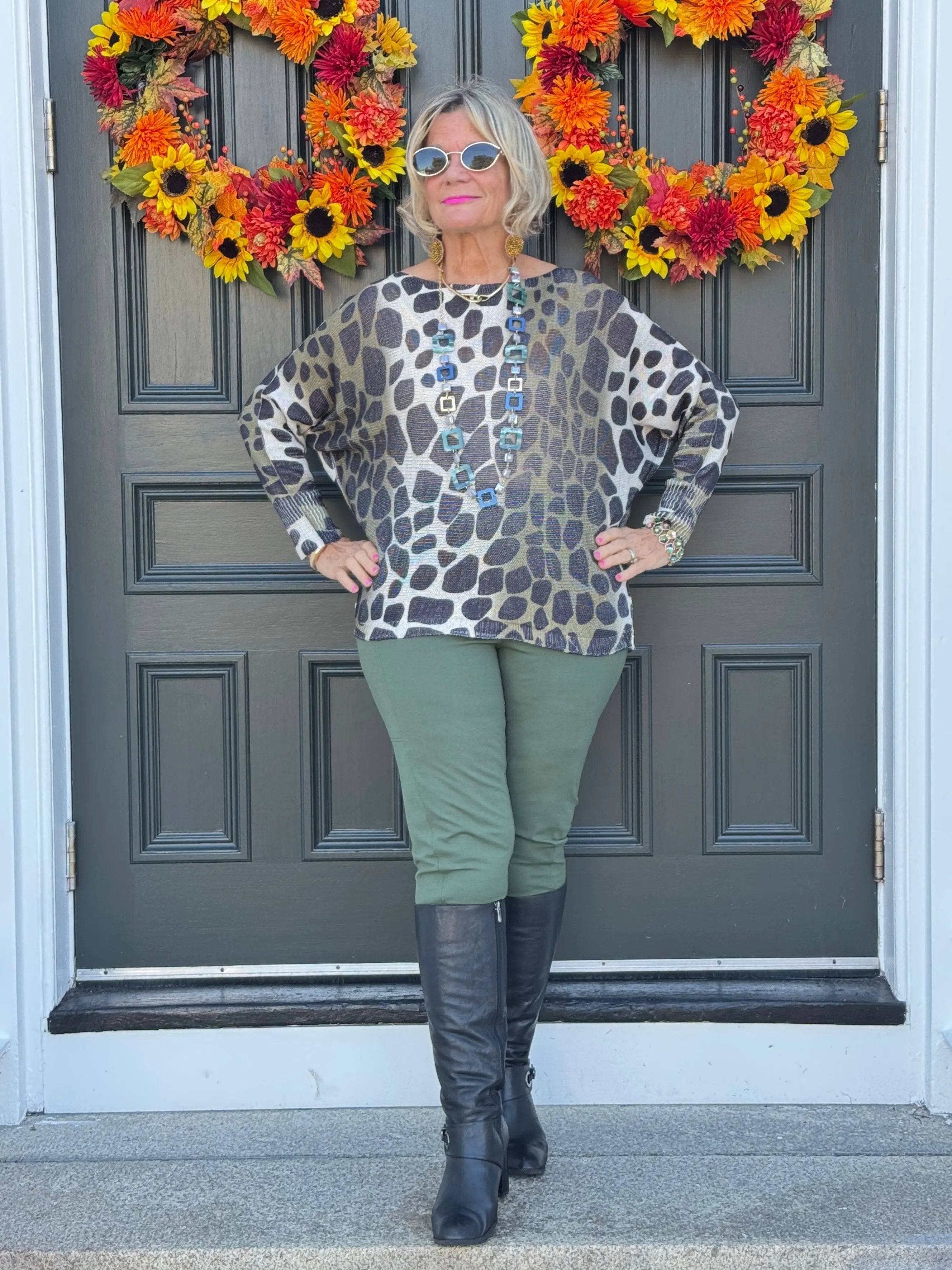 OLIVE POCKET LEGGINGS