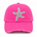 PINK BLING STARFISH HAT