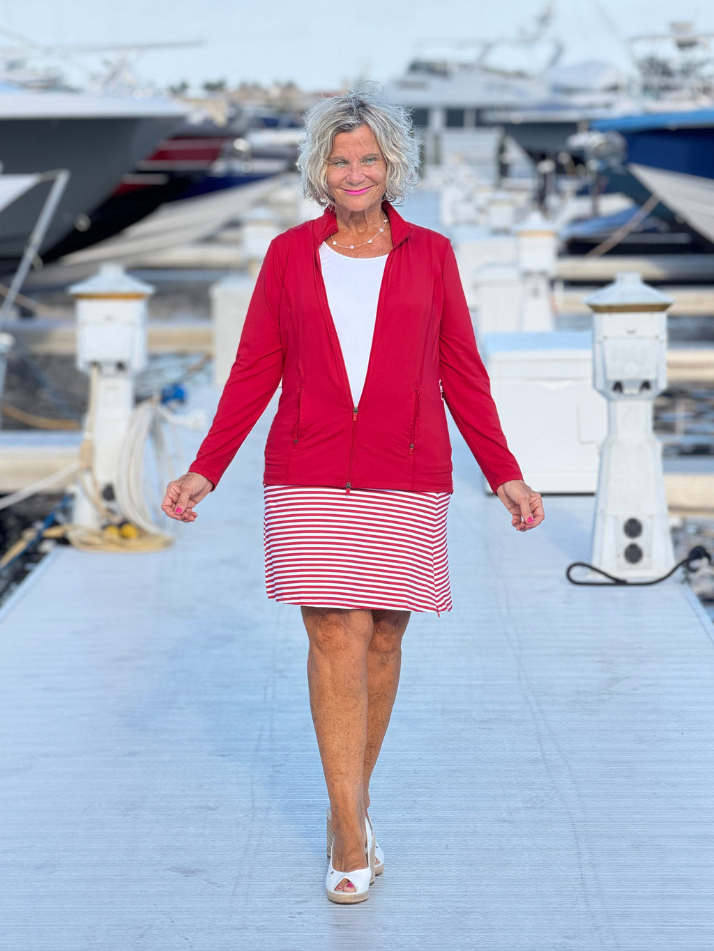 REGATTA RED STRIPE SKORT