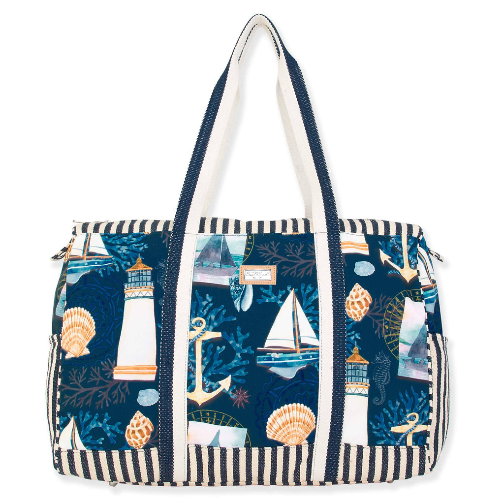 Nautical, Travel Bag Fair Winds Lighthouse