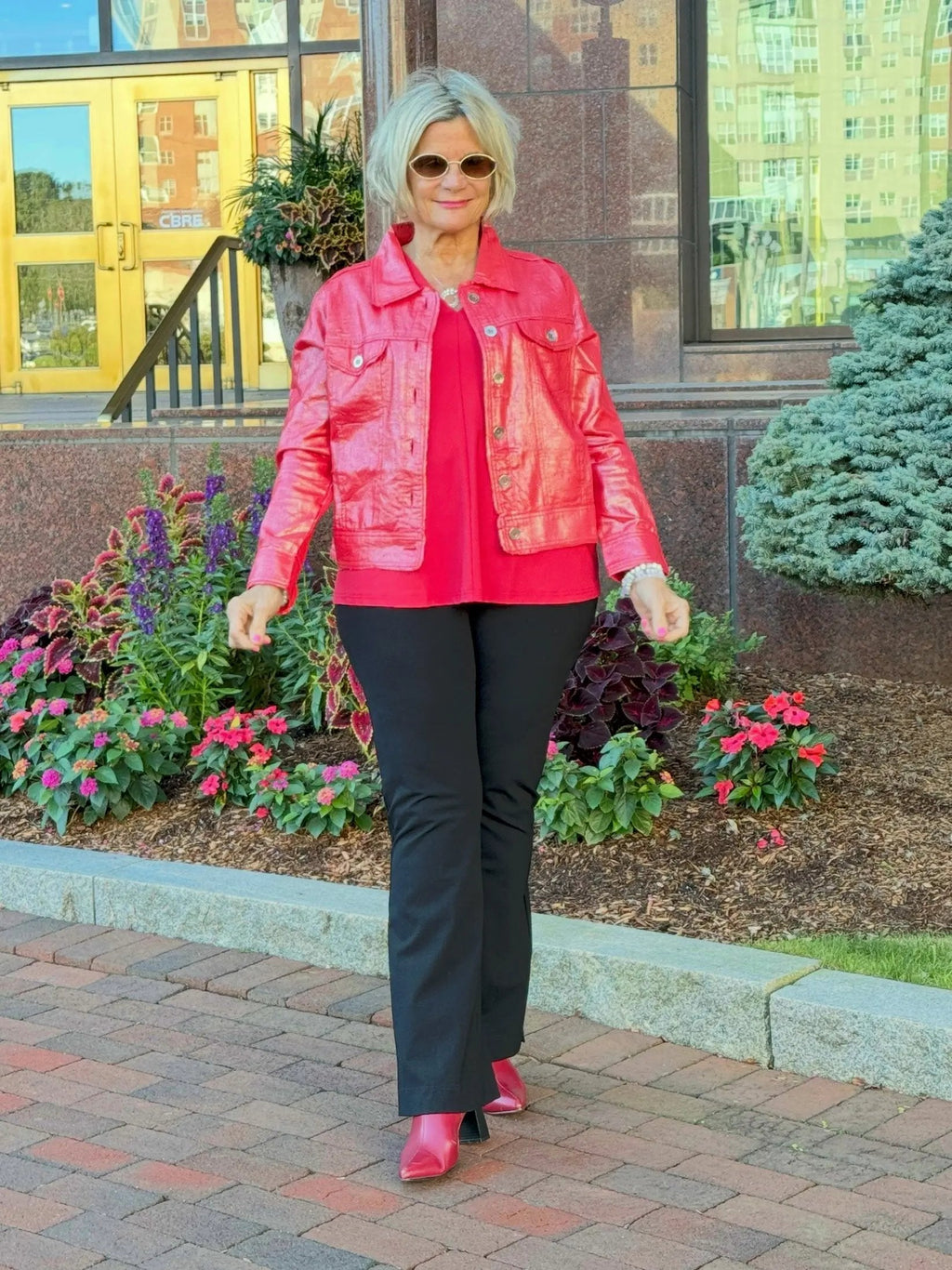 Red Metallic Jacket