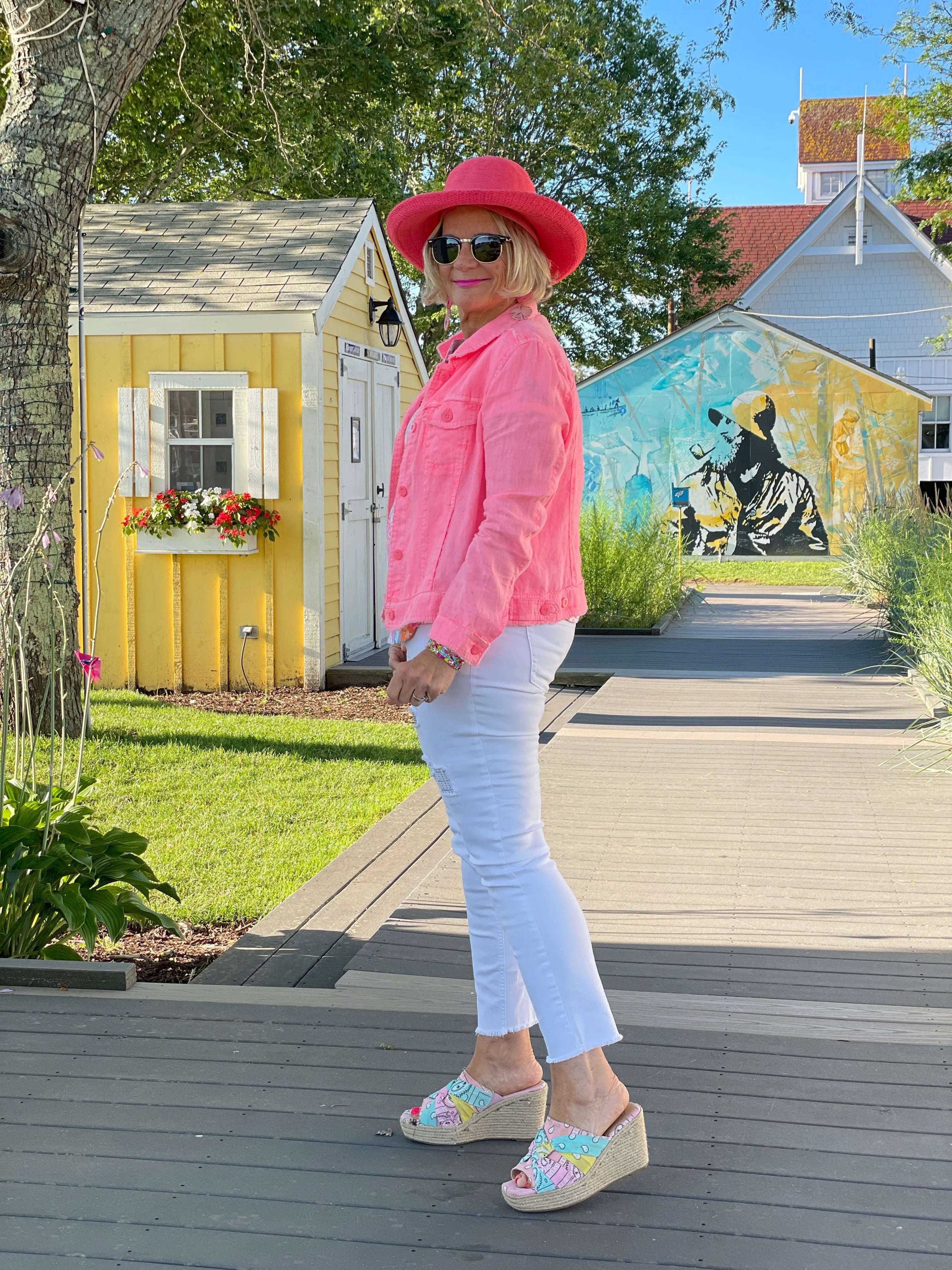 PALM BEACH GARDEN SHORT SLEEVE TOP