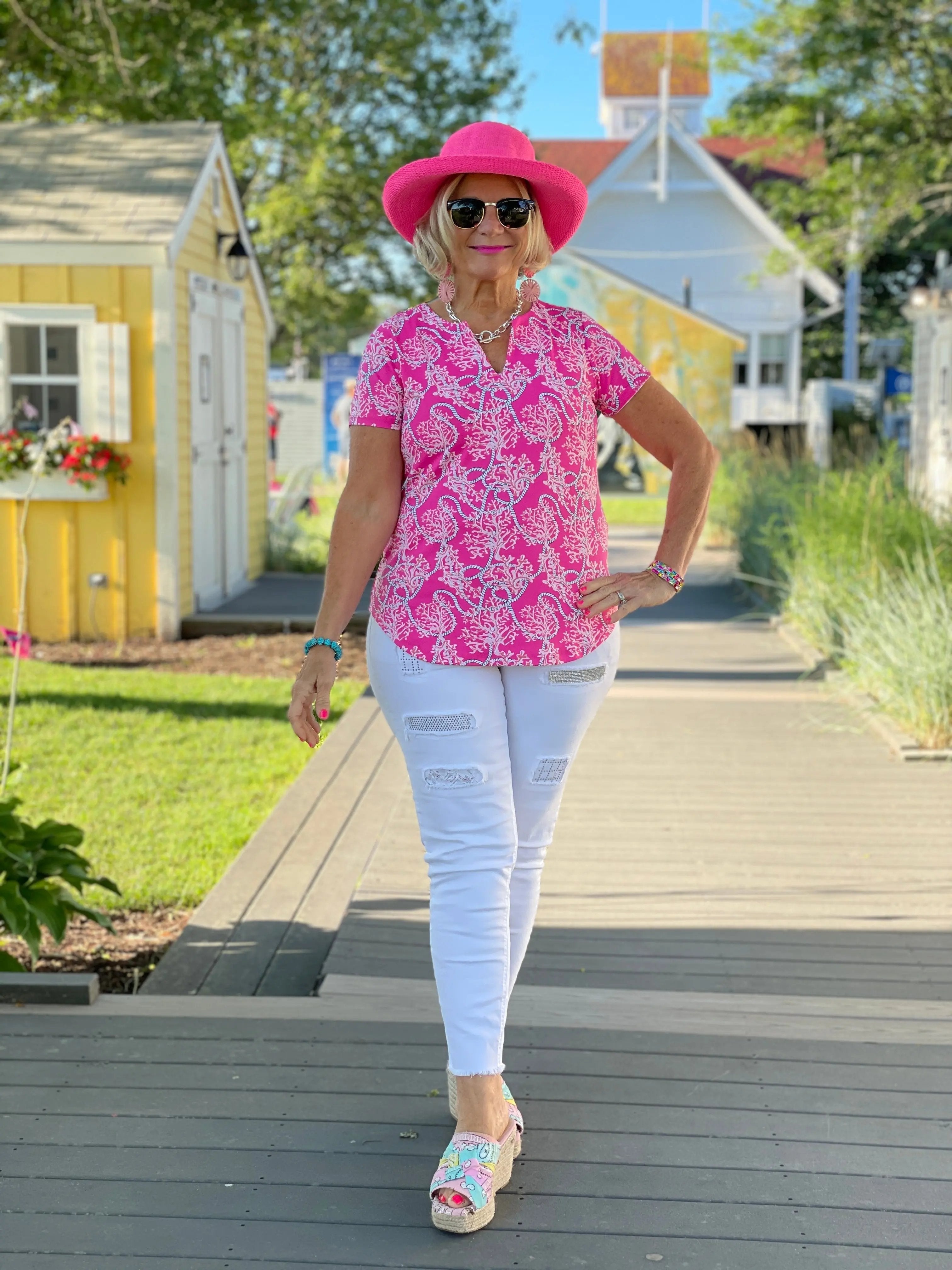 PINK LANE SHORT SLEEVE