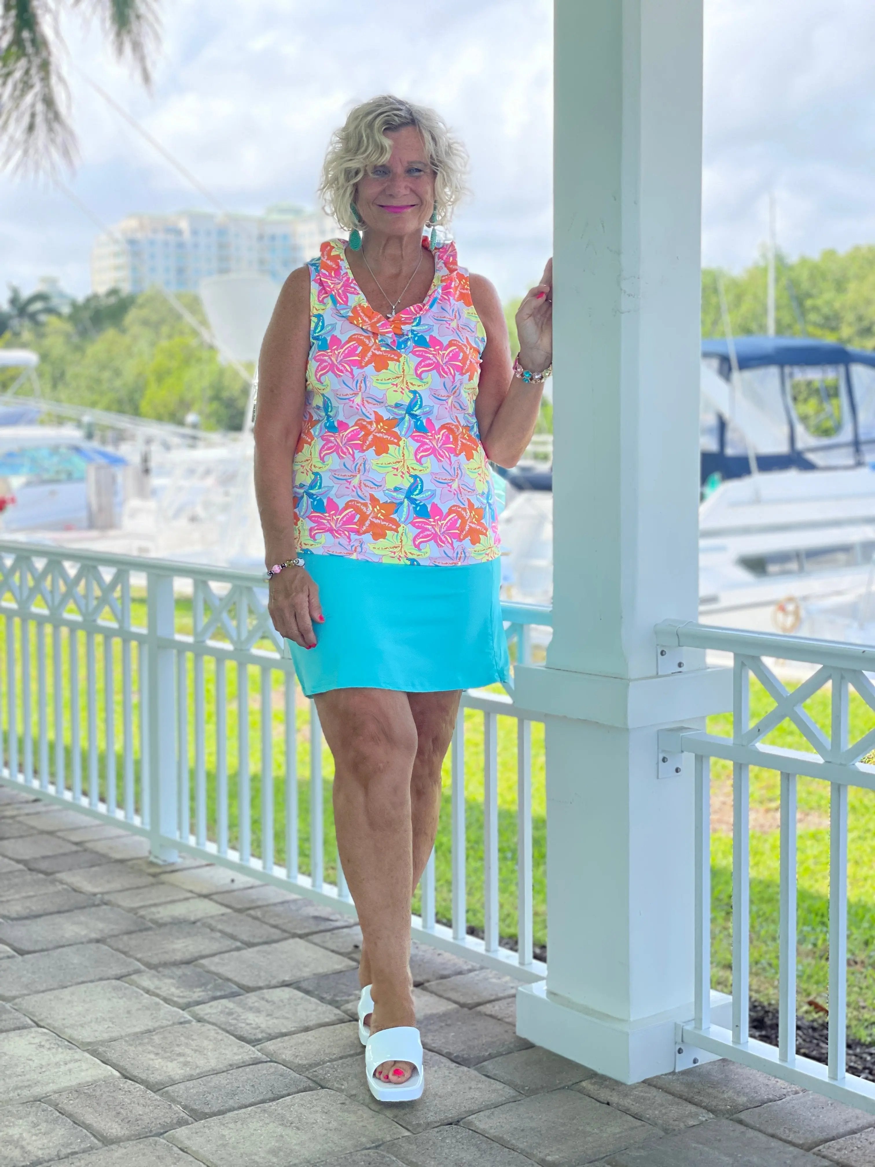 SEAFOAM  SKORT