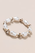 Ceramic Pearl Bead Bracelet