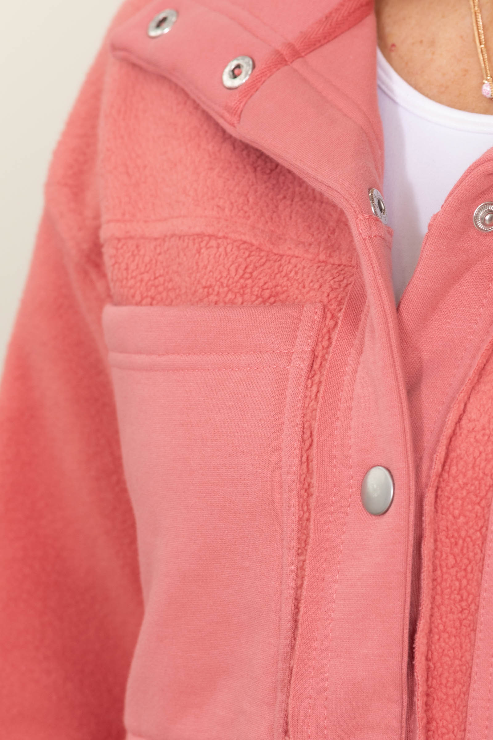Coral Fleece Shacket