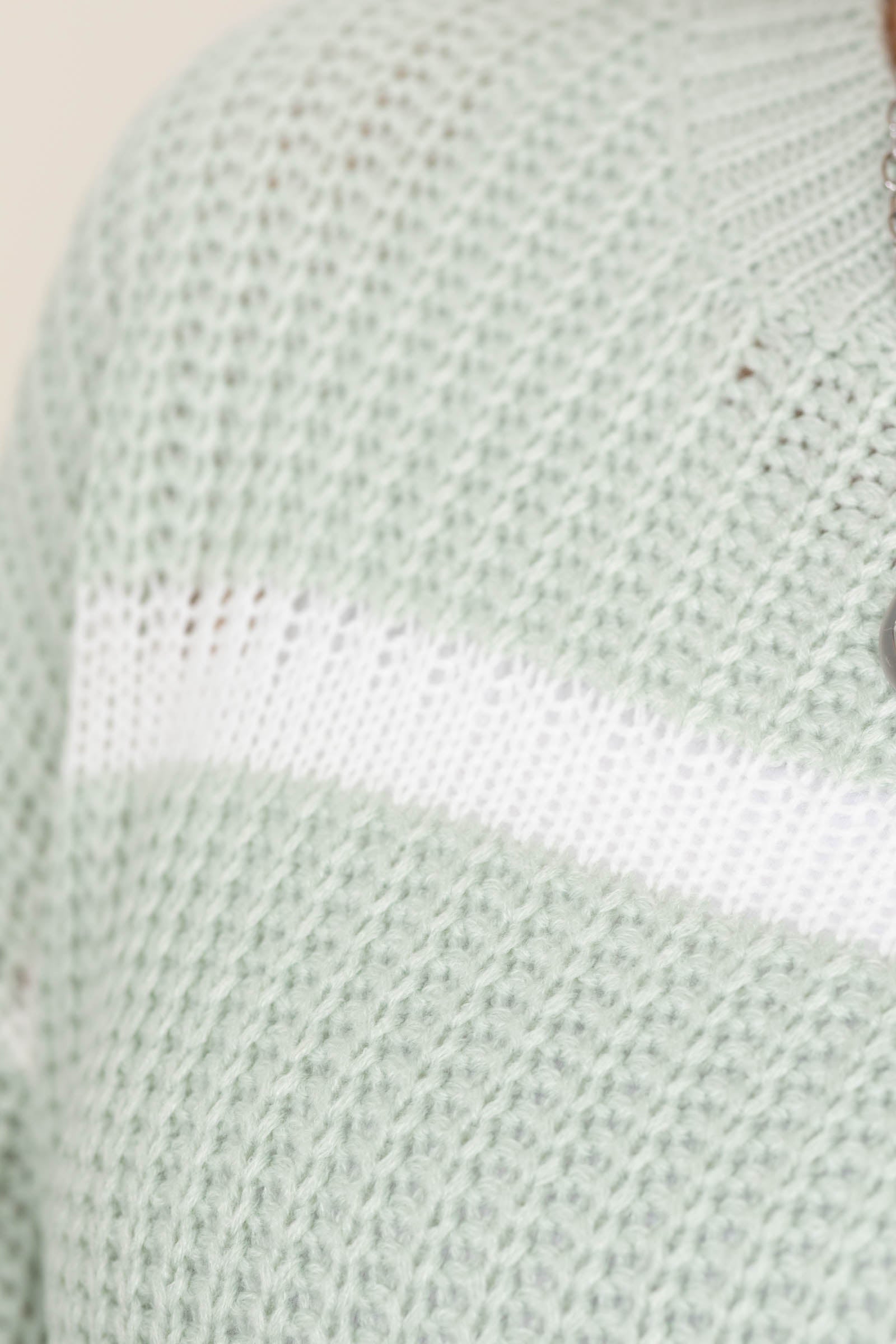 Comfort Crewneck Striped Sweater