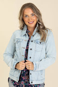 Cello Light Washed Denim Jacket