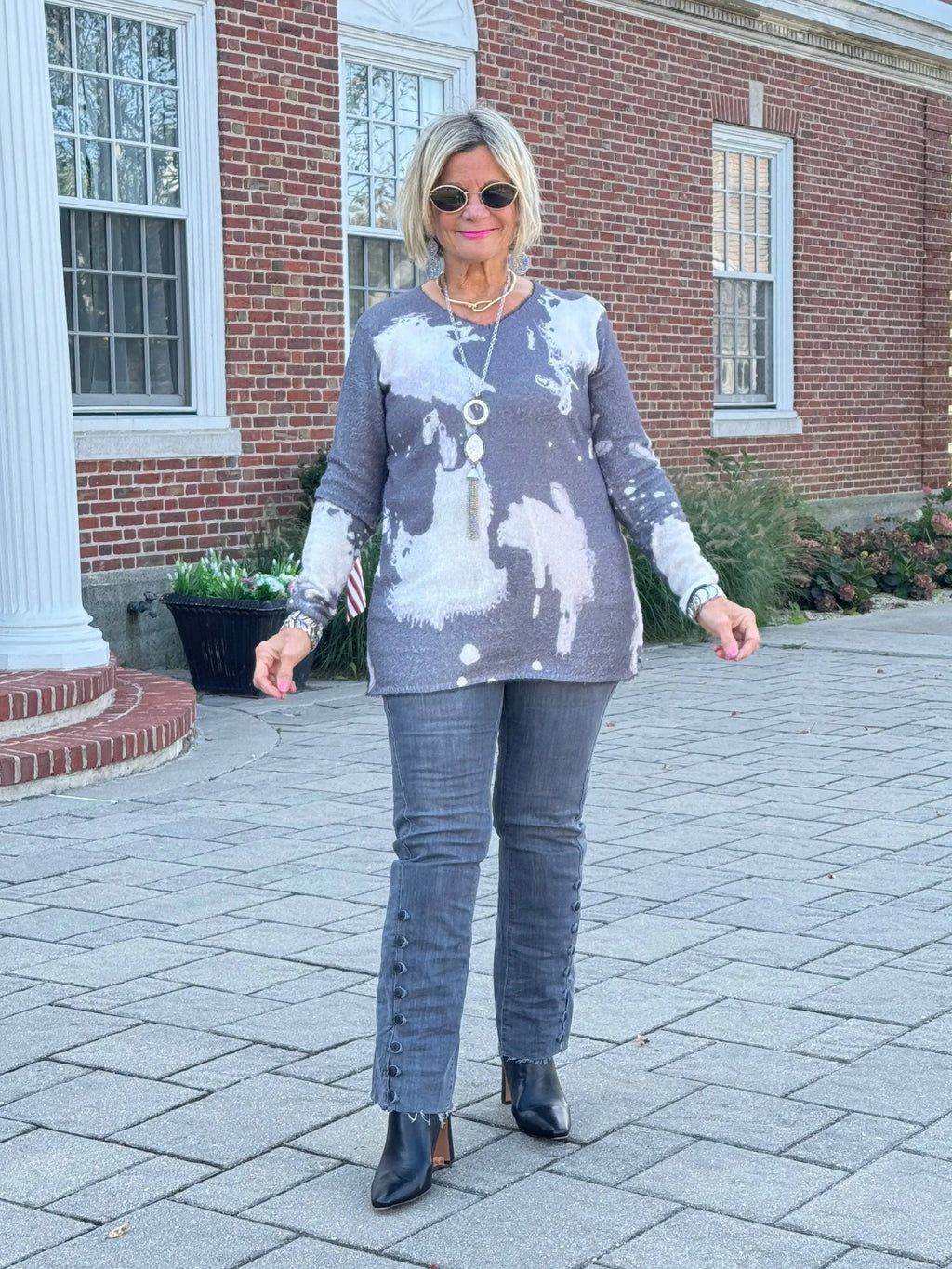 SHADES OF GRAY SWEATER