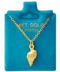 Made In USA Conch Shell Necklace Available in Gold or Silver