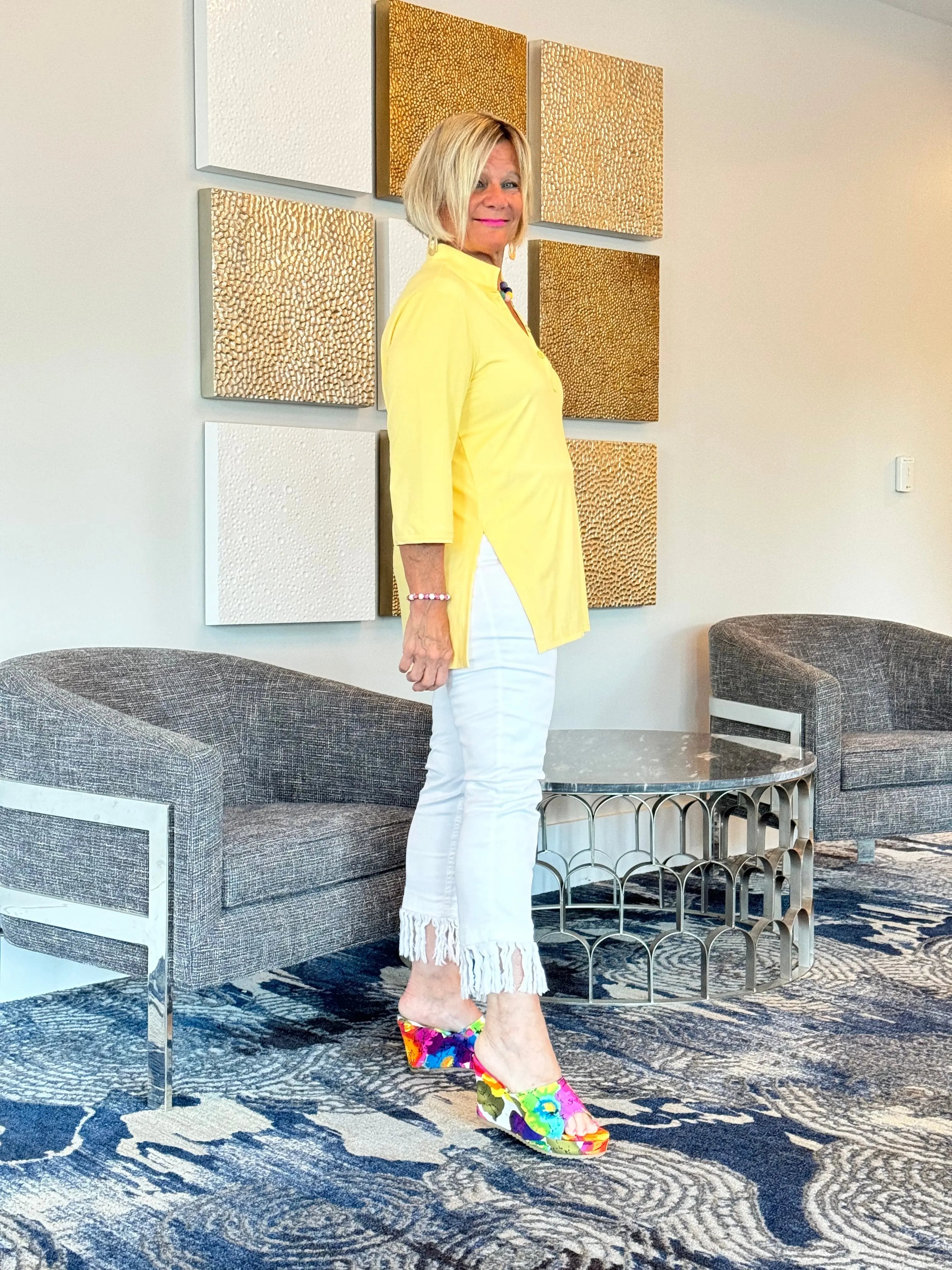 LULU-B YELLOW TUNIC