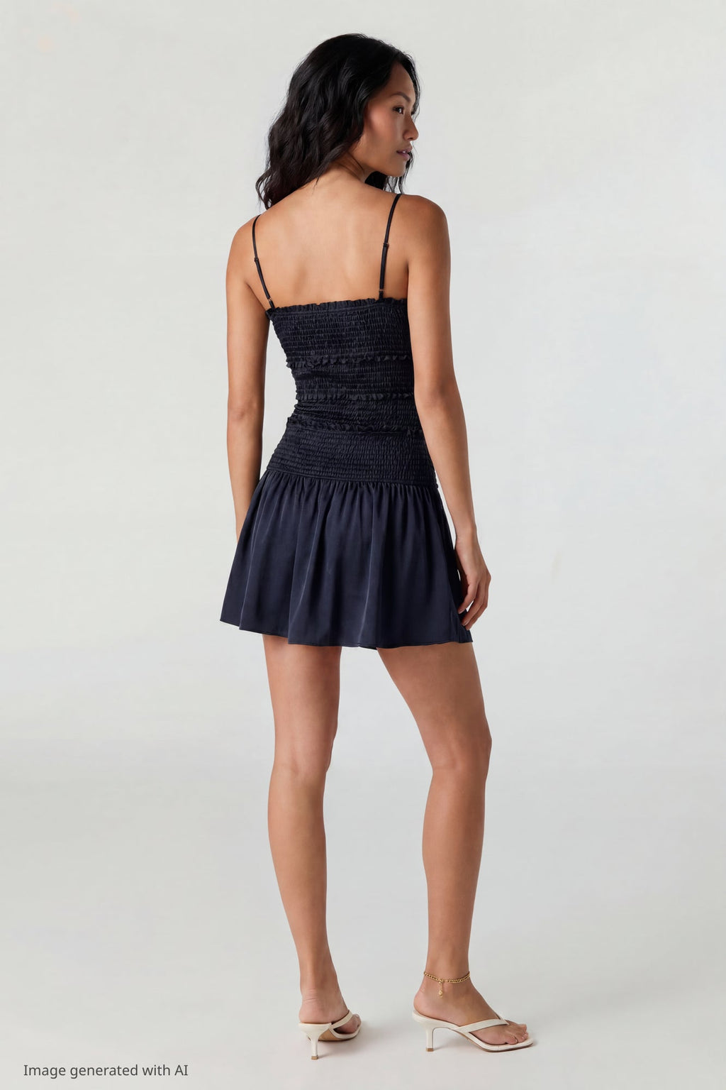 Smocked Mini Dress