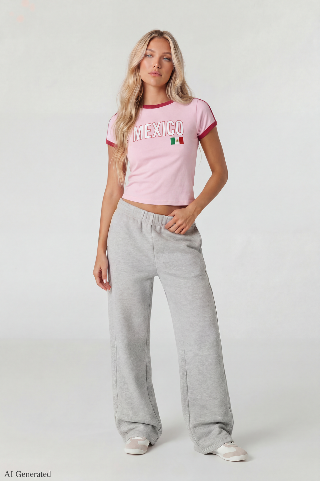 Graphic Ringer Baby Tee