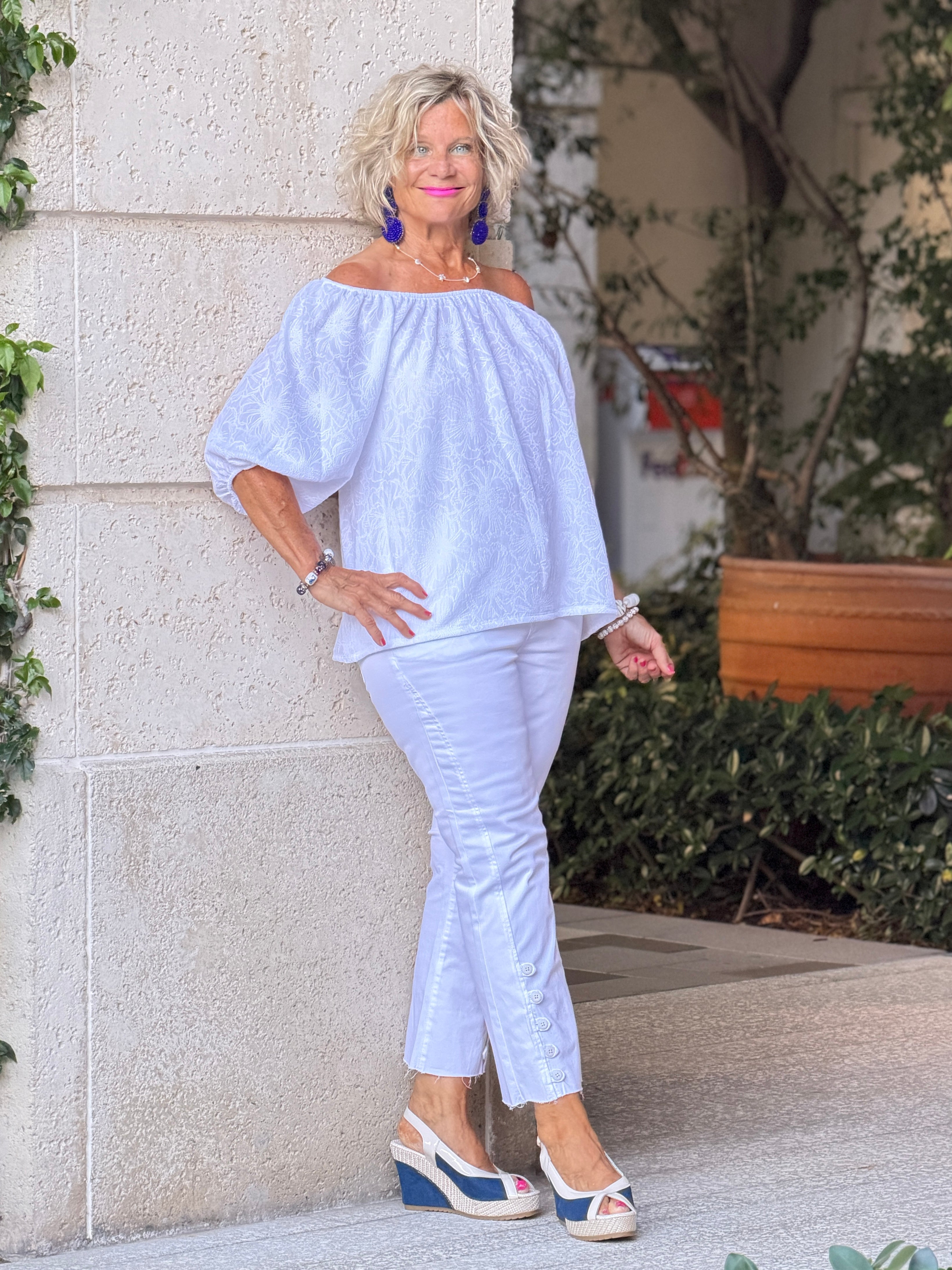 SUMMER WHITE FASHION TOP