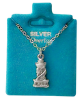 Made In USA Cape Hatteras Lighthouse Necklace Gold Silver