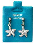 Made in USA Mini Starfish Drop Earrings Gold or Silver