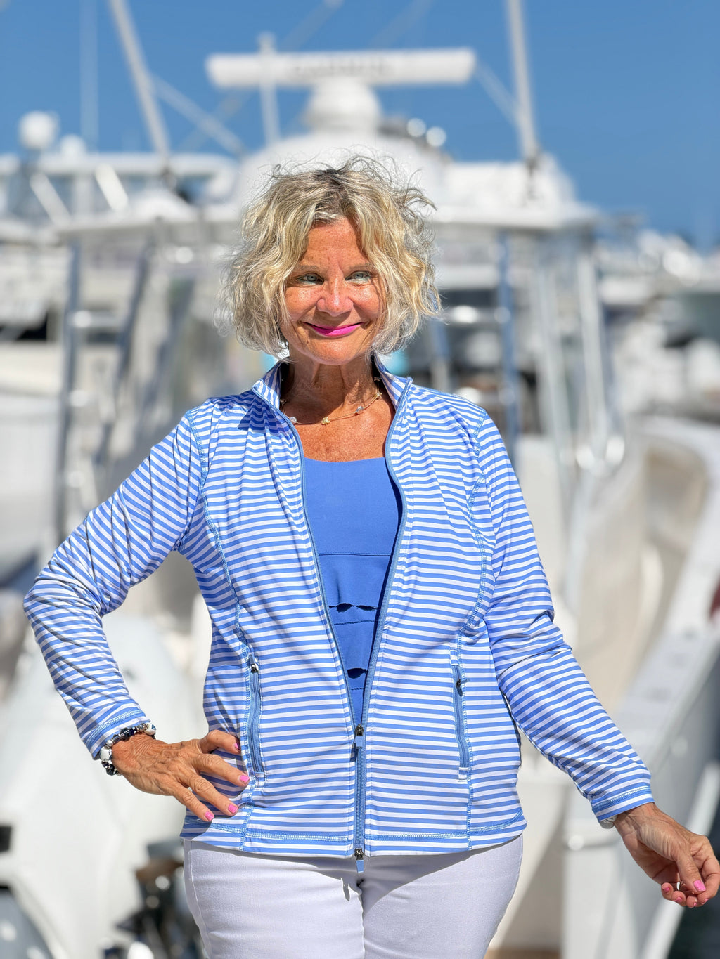 MARINA PERRI FULL ZIPPER JACKET